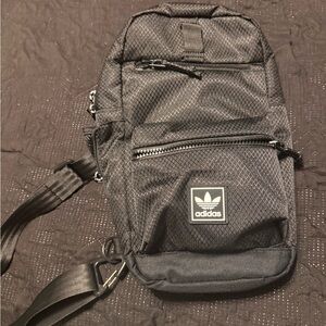 Adidas Black Belt Bag with Logo